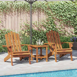 Vidaxl tuinstoelen adirondack 2 st massief acaciahout