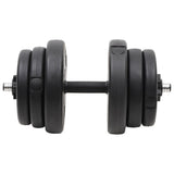 Hantle VidaXL z ciężarkami 40 kg