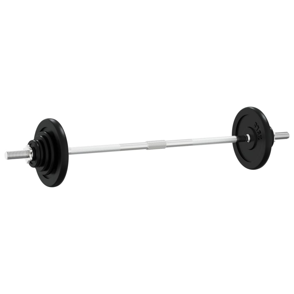 Vidaxl kantar z wagami 90 kg żeliwa