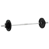 Vidaxl kantar z wagami 90 kg żeliwa