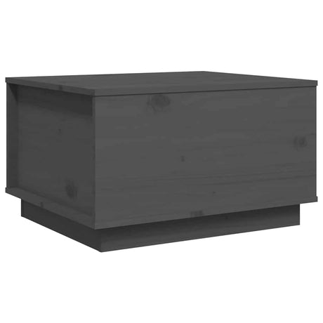 Vidaxl salontafel 60x50x35 cm massief grenenhout grijs