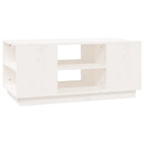 Vidaxl salontafel 90x49x40,5 cm massief grenenhout wit