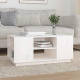 Vidaxl salontafel 90x49x40,5 cm massief grenenhout wit