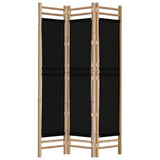 Vidaxl kamerscherm 3-panelen inklapbaar 120 cm bamboe en canvas