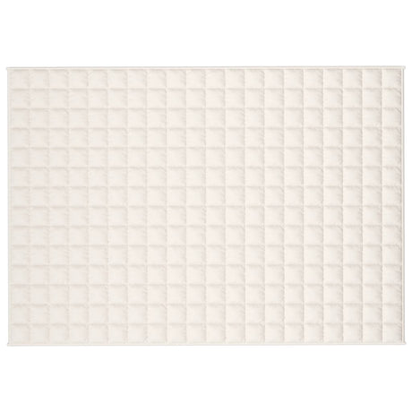Koc obciążany Vidaxx 138x200 cm tkanina 6 kg jasny krem