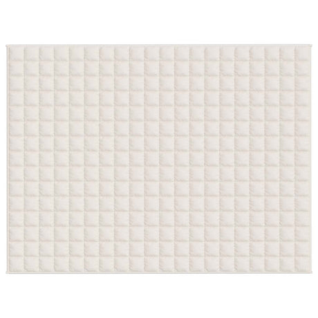Koc obciążany Vidaxx 150x200 cm 11 kg tkanina jasny krem