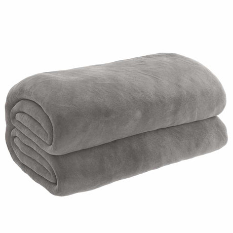 Koc obciążeniowy Vidaxx z pokrowcem 155x220 cm 7 kg tkanina szara