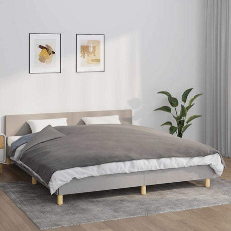 Koc obciążeniowy Vidaxx z pokrowcem 155x220 cm 7 kg tkanina szara
