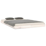 Vidaxl bedframe massief grenenhout wit 120x200 cm