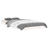 Vidaxl bedframe massief grenenhout wit 90x200 cm
