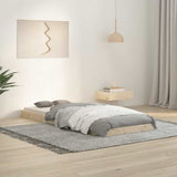 Vidaxl bedframe massief grenenhout 75x190 cm