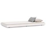 Vidaxl bedframe zonder matras massief grenenhout wit 90x200 cm