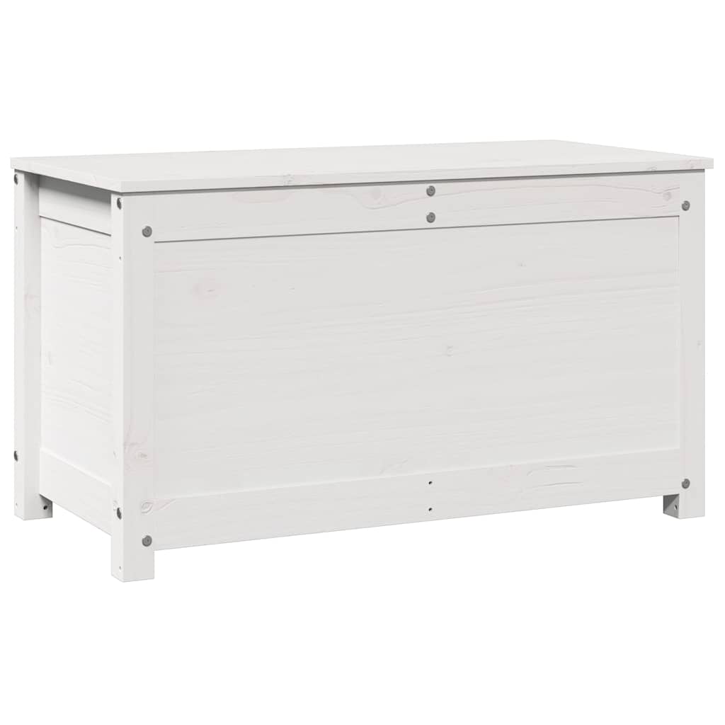 Vidaxl opbergbox wit 80x40x45,5 cm massief grenenhout