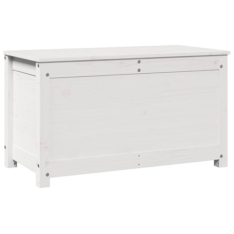 Vidaxl opbergbox wit 80x40x45,5 cm massief grenenhout