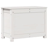 Vidaxl opbergbox wit 60x32x45,5 cm massief grenenhout