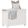 Vidaxl opbergbox wit 60x32x45,5 cm massief grenenhout