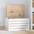 Vidaxl opbergbox wit 59,5x36,5x33 cm massief grenenhout