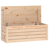 Vidaxl opbergbox 89x36,5x33 cm massief grenenhout