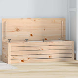 Vidaxl opbergbox 109x36,5x33 cm massief grenenhout