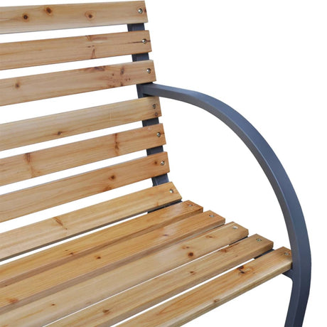 Vidaxl tuinbank 112 cm massief vurenhout