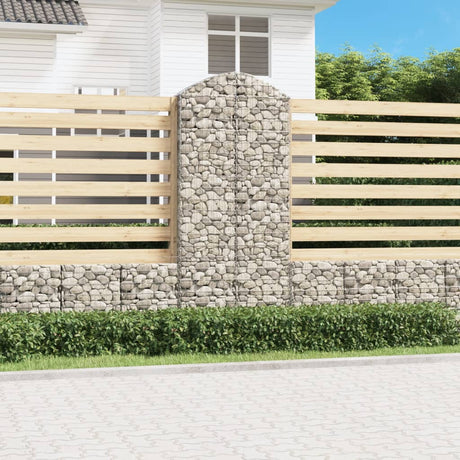 Sklepienie gabionowe Vidaxx 100x30x220 240 cm ocynkowane żelazo