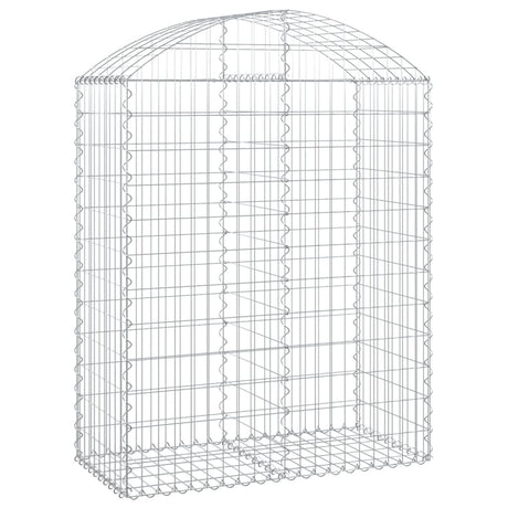 Sklepienie gabionowe Vidaxx 100x50x120 140 cm ocynkowane żelazo