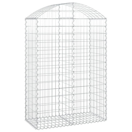 Sklepienie gabionowe Vidaxx 100x50x140 160 cm ocynkowane żelazo