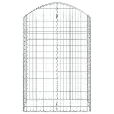 Sklepienie gabionowe Vidaxx 100x50x140 160 cm ocynkowane żelazo
