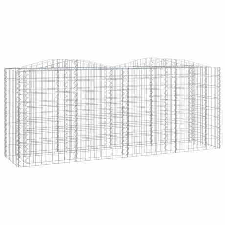 Sklepienie gabionowe Vidaxx o wymiarach 200x50x100 cm, ocynkowane