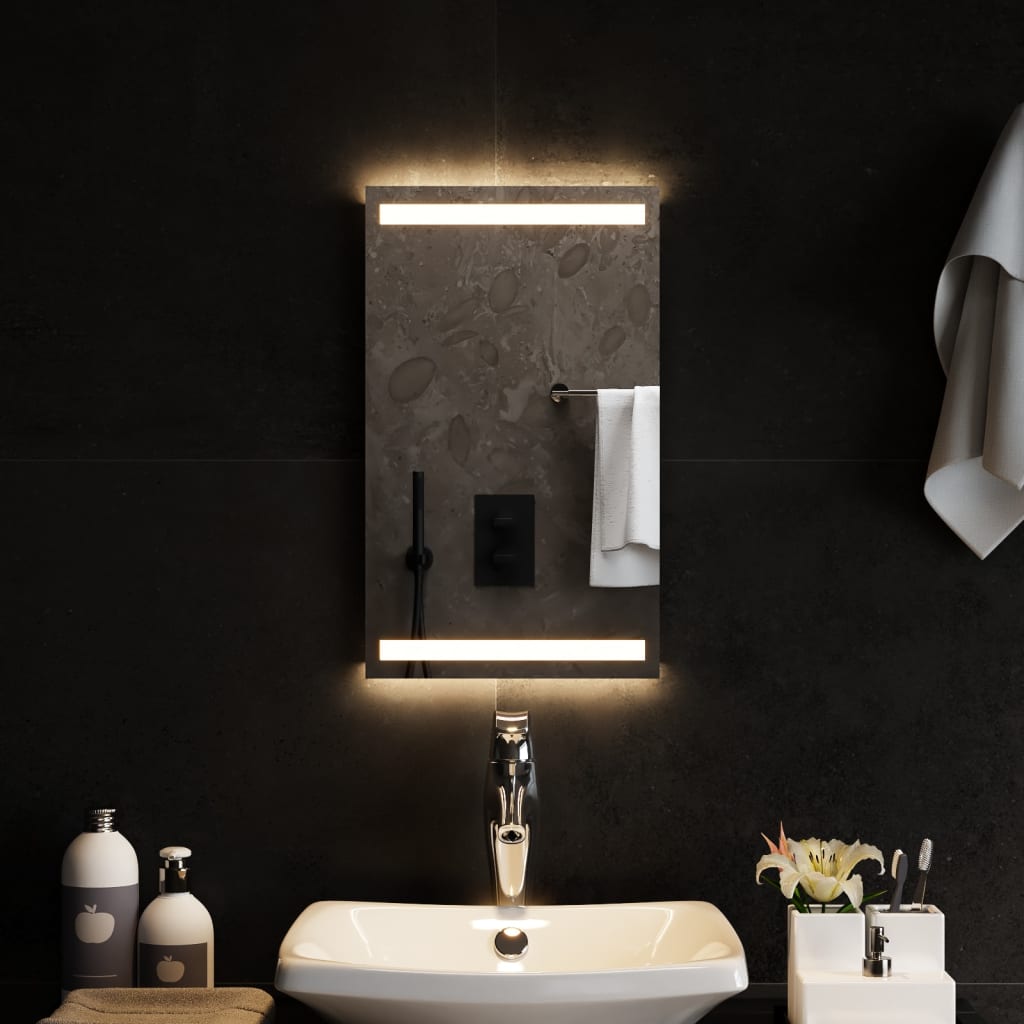 VidaXL Lustro łazienkowe LED 30x50 cm