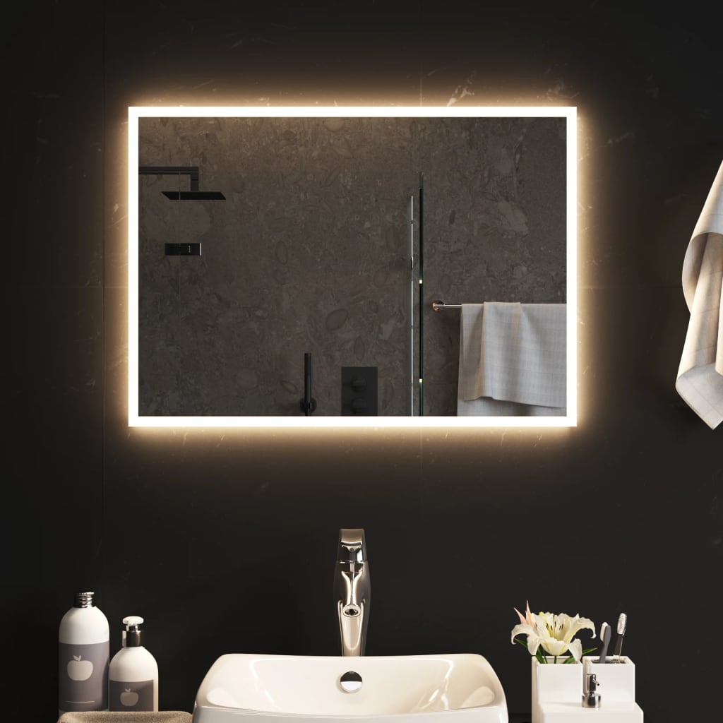 VidaXL Lustro łazienkowe LED 50x70 cm