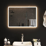 VidaXL Lustro łazienkowe LED 50x70 cm