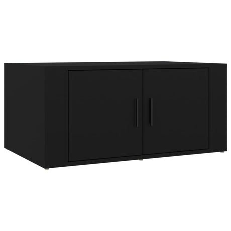 Vidaxl salontafel 80x50x36 cm bewerkt hout zwart