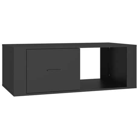 Vidaxl salontafel 100x50,5x35 cm bewerkt hout zwart