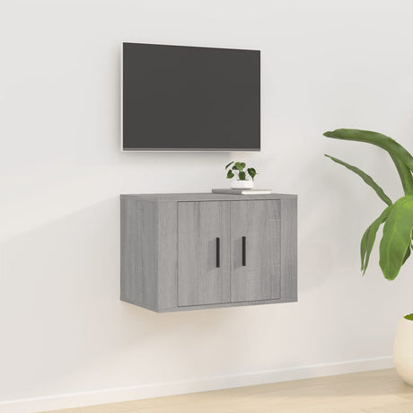 Vidaxl tv-wandmeubel 57x34,5x40 cm grijs sonoma eikenkleurig