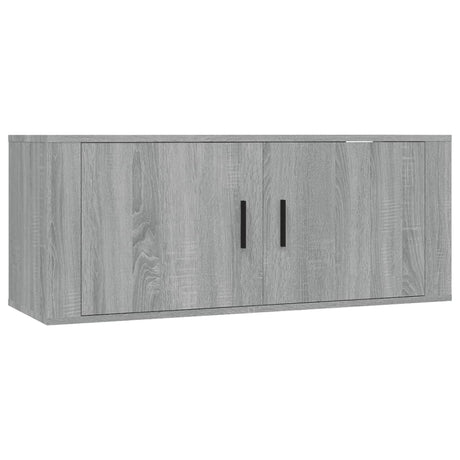 Vidaxl tv-wandmeubel 100x34,5x40 cm grijs sonoma eikenkleurig