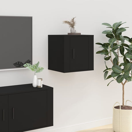 Vidaxl tv-wandmeubels 2 st 40x34,5x40 cm zwart