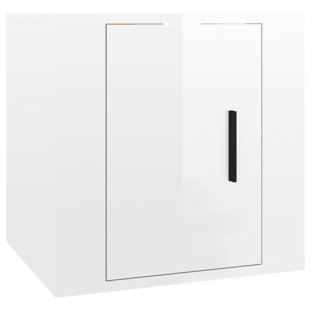 Vidaxl tv-wandmeubel 40x34,5x40 cm hoogglans wit