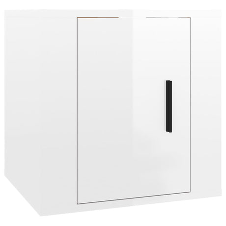 Vidaxl tv-wandmeubel 40x34,5x40 cm hoogglans wit