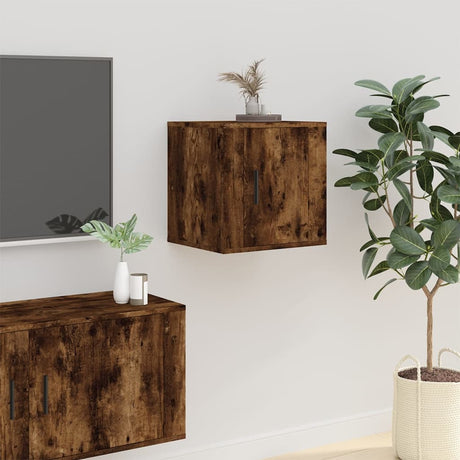 Vidaxl tv-wandmeubels 2 st 40x34,5x40 cm gerookt eikenkleurig