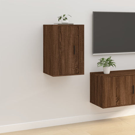 Vidaxl tv-wandmeubel 40x34,5x60 cm bruin eikenkleur