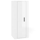 Vidaxl tv-wandmeubel 40x34,5x100 cm hoogglans wit