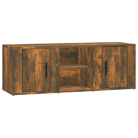 Vidaxl tv-meubel 100x31,5x35 cm bewerkt hout gerookt eikenkleurig