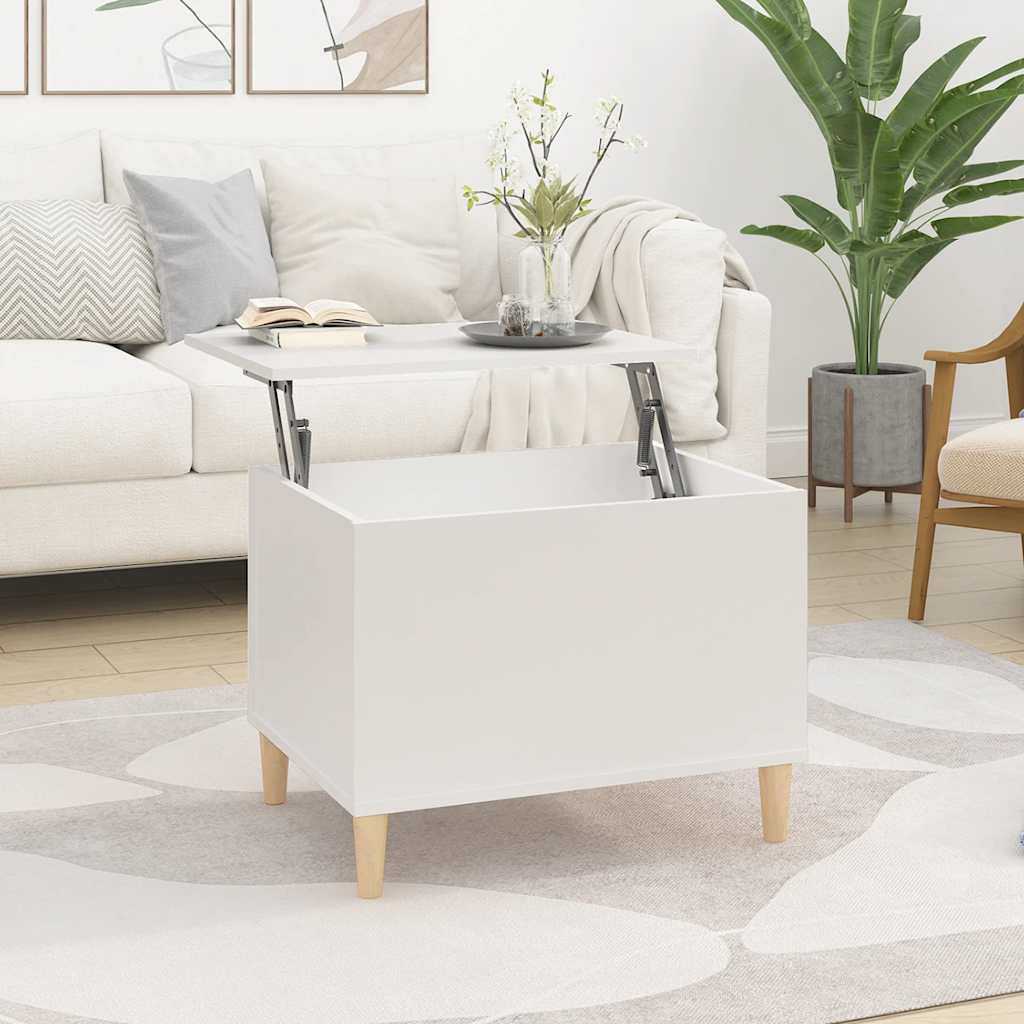 Vidaxl salontafel 60x44,5x45 cm bewerkt hout wit