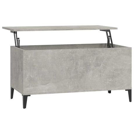 Vidaxl salontafel 90x44,5x45 cm bewerkt hout betongrijs