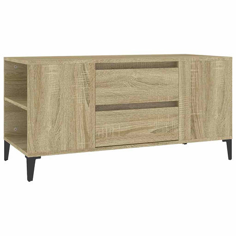 Vidaxl tv-meubel 102x44,5x50 cm bewerkt hout sonoma eikenkleurig