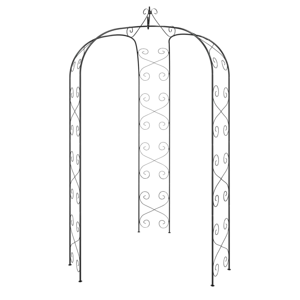 Łuk ogrodowy Vidaxx ø180x255 cm stal czarny
