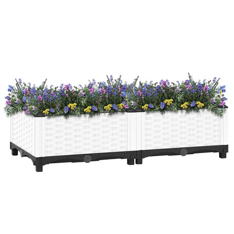Donica Vidaxx podniesiona z polipropylenu o wymiarach 80x40x23 cm