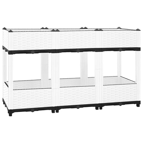 Donica Vidaxx podniesiona z polipropylenu o wymiarach 120x40x71 cm