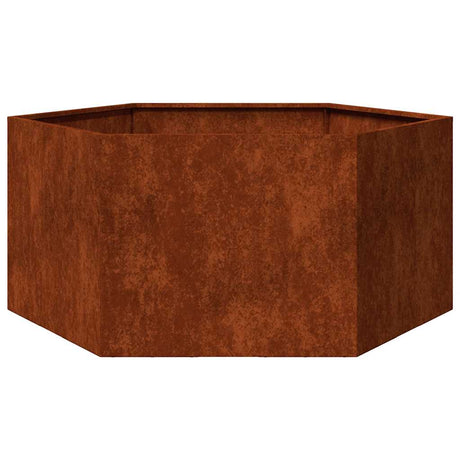 Doniczka Vidaxx zardzewiała 90x90x45 cm ze stali corten